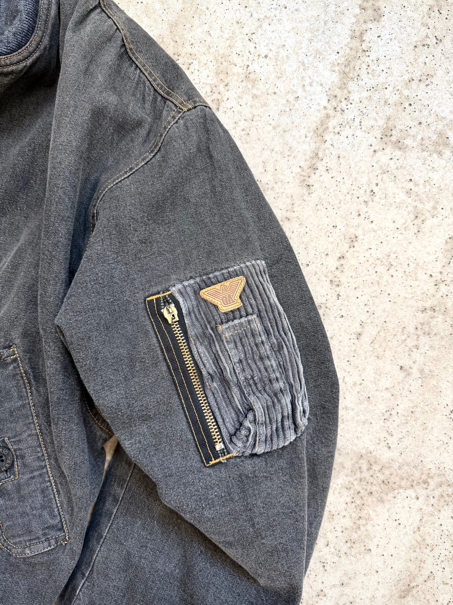 Emporio Armani 1980s denim bomber