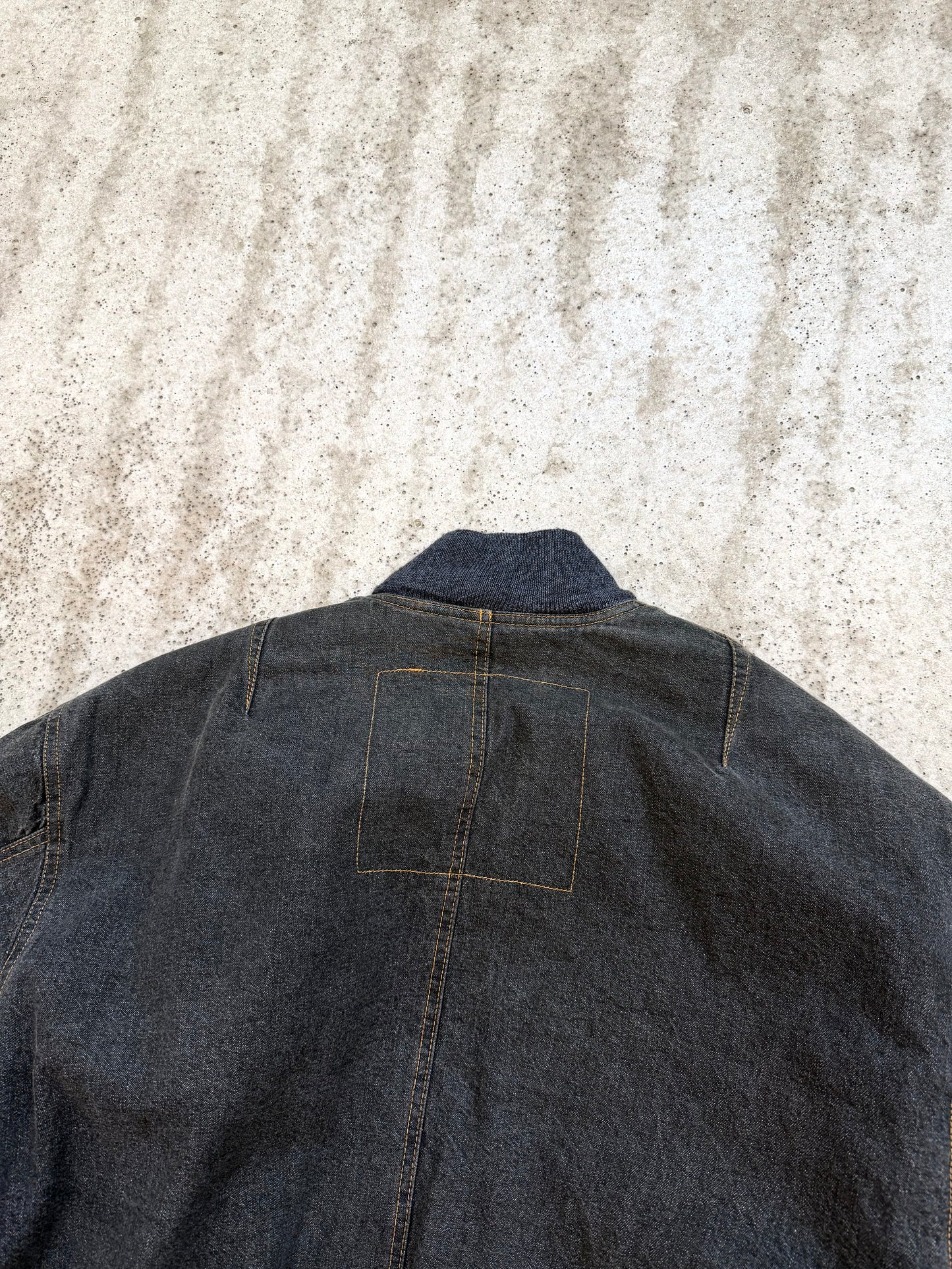 Emporio Armani 1980s denim bomber