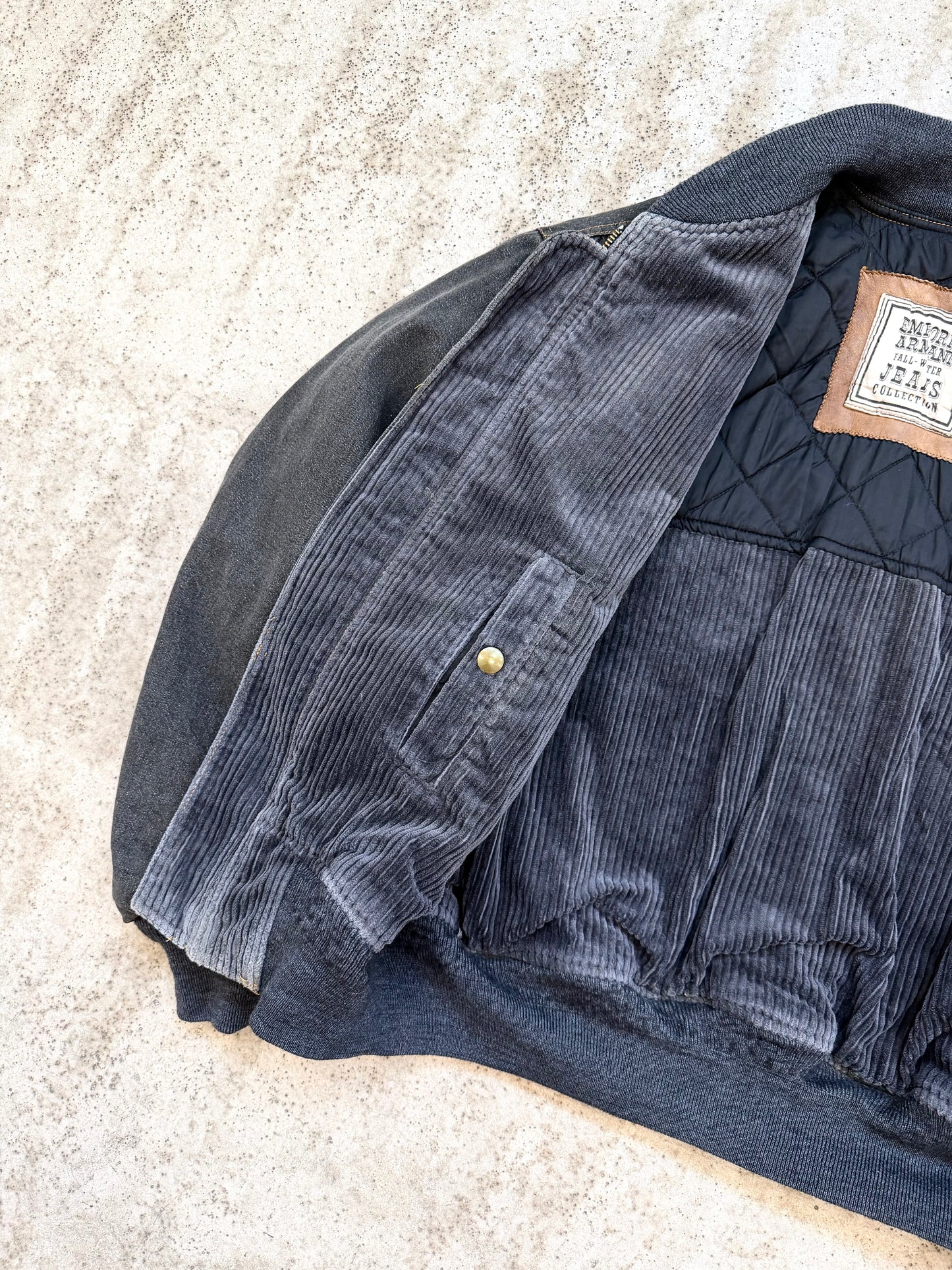 Emporio Armani 1980s denim bomber