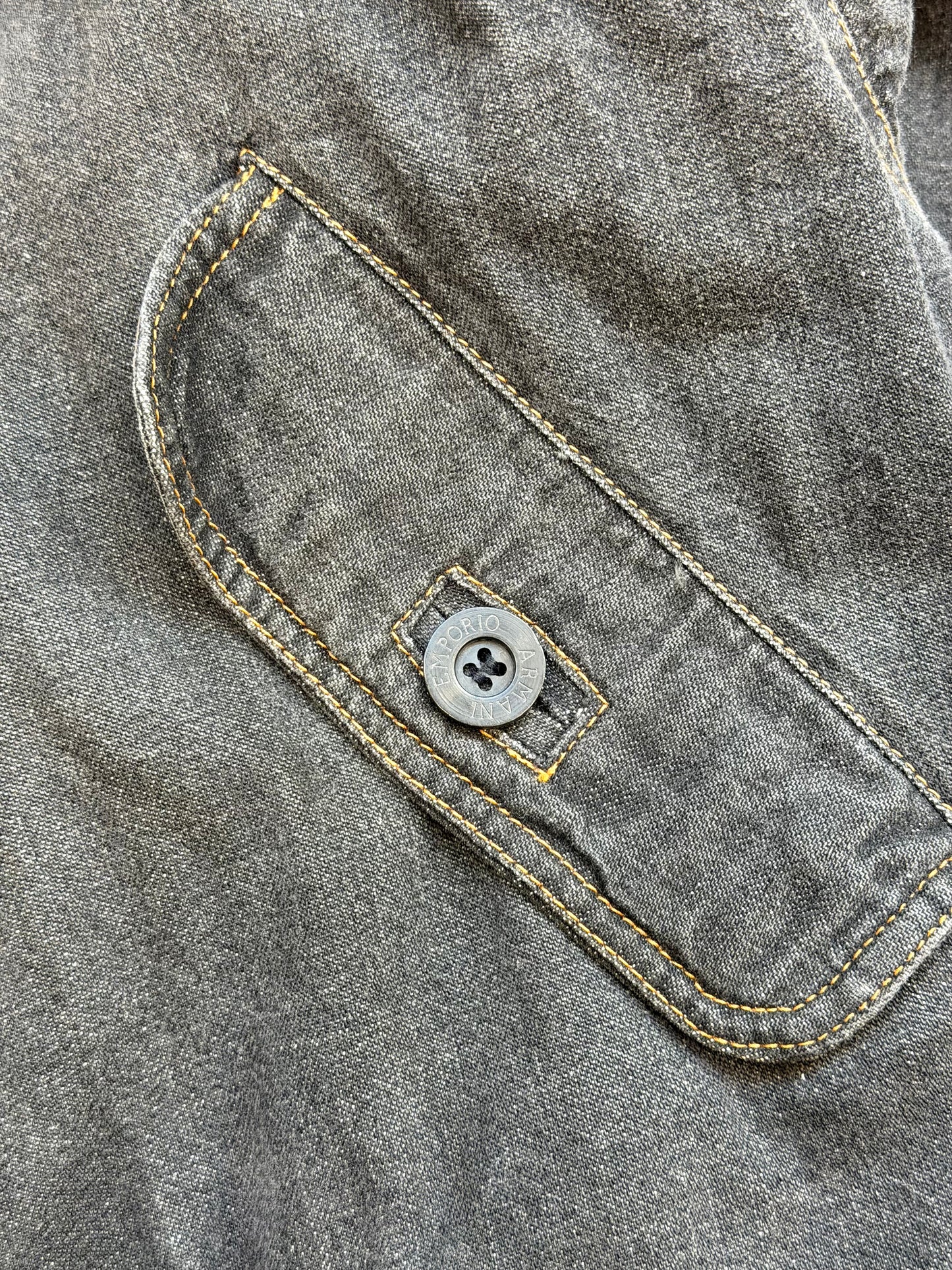 Emporio Armani 1980s denim bomber