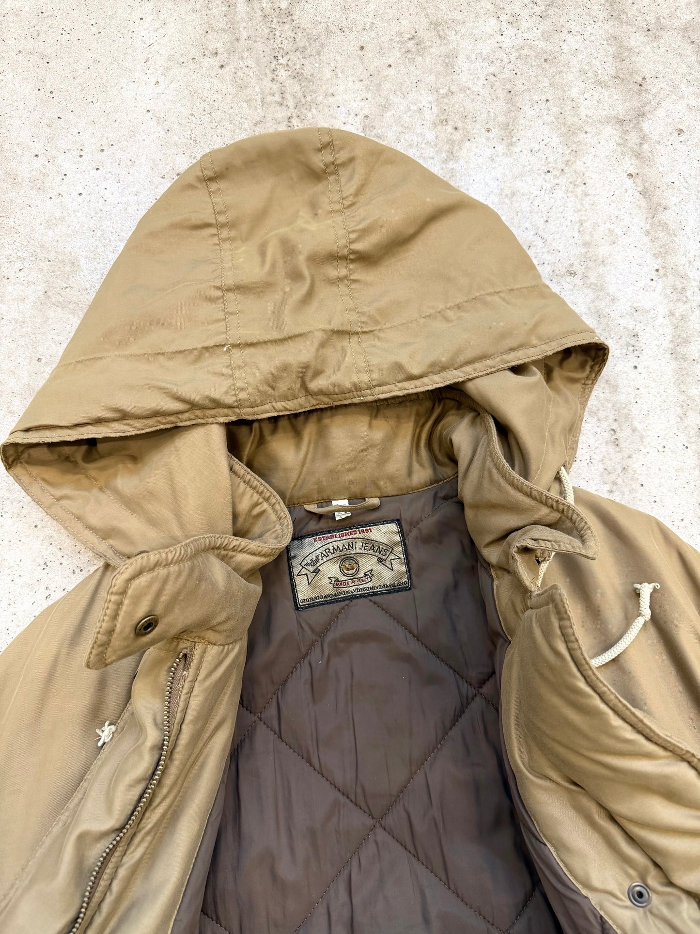 Armani Jeans 1980s parka