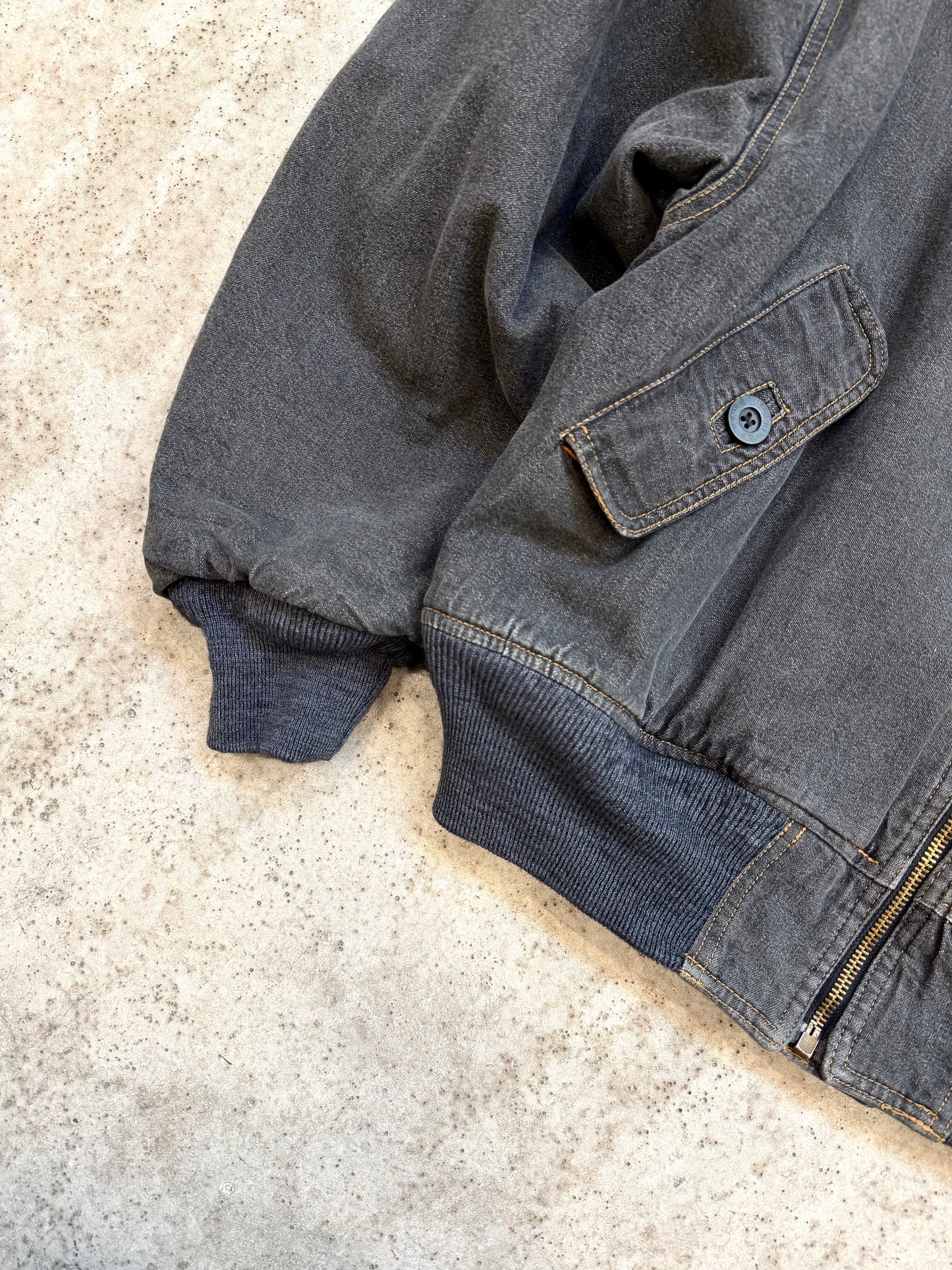 Emporio Armani 1980s denim bomber